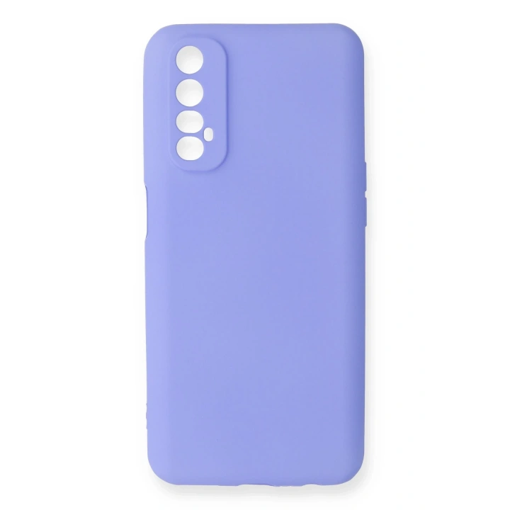 BFS  Realme 7 Kılıf First Silikon - Lila