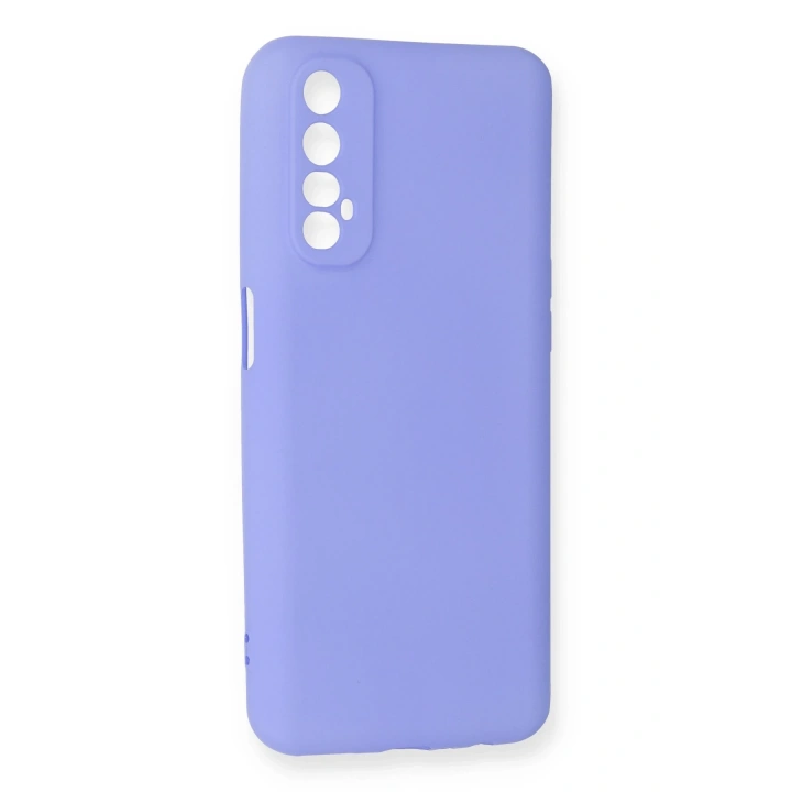 BFS  Realme 7 Kılıf First Silikon - Lila