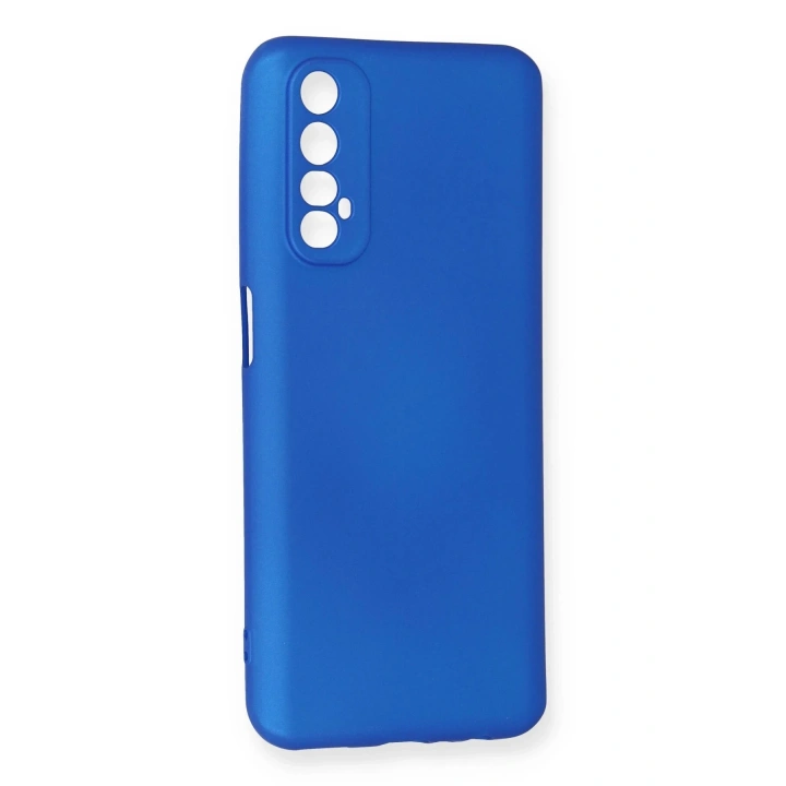 BFS Realme 7 Kılıf First Silikon - Mavi