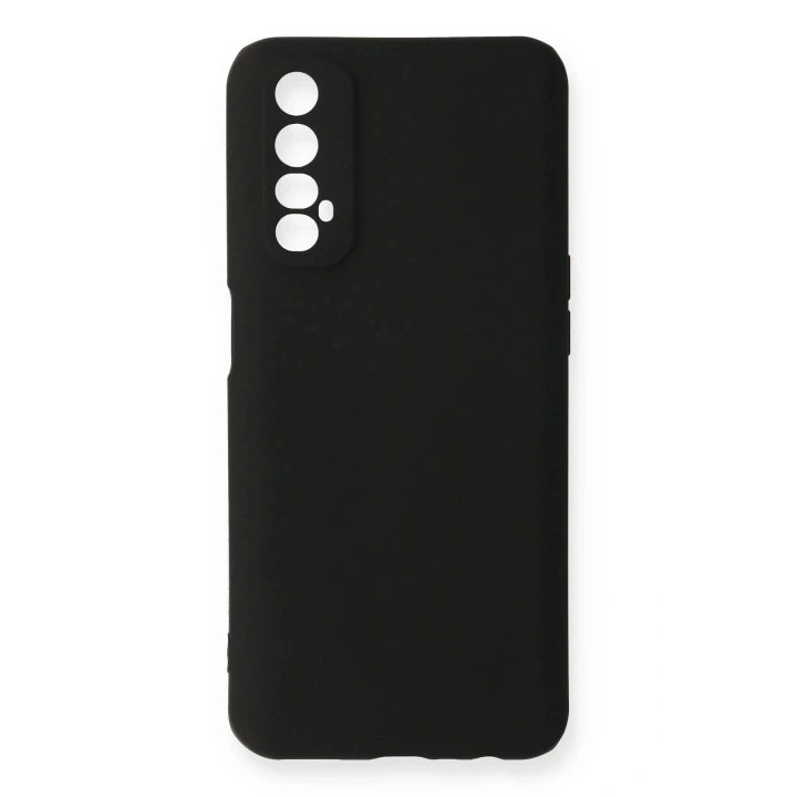 BFS Realme 7 Kılıf First Silikon - Siyah