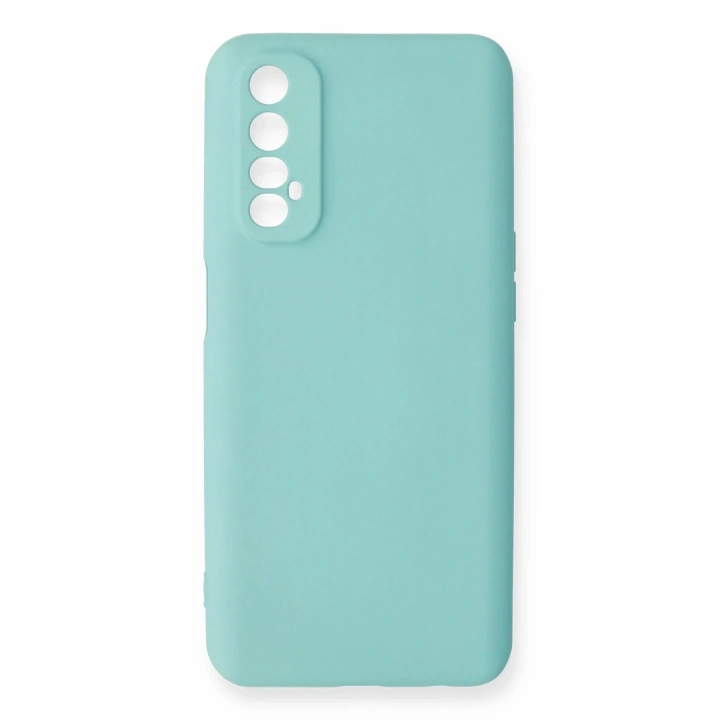 BFS Realme 7 Kılıf Nano içi Kadife Silikon - Turkuaz