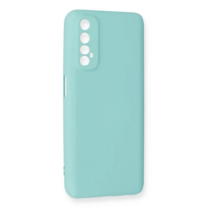 BFS  Realme 7 Kılıf Nano içi Kadife Silikon - Turkuaz