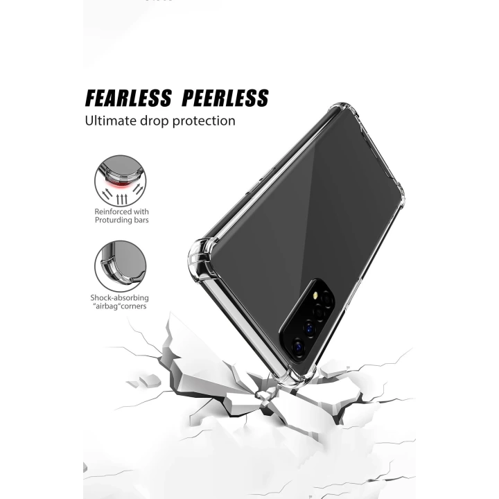 BFS  Realme 7 Kılıf Olex Tpu Silikon - Şeffaf