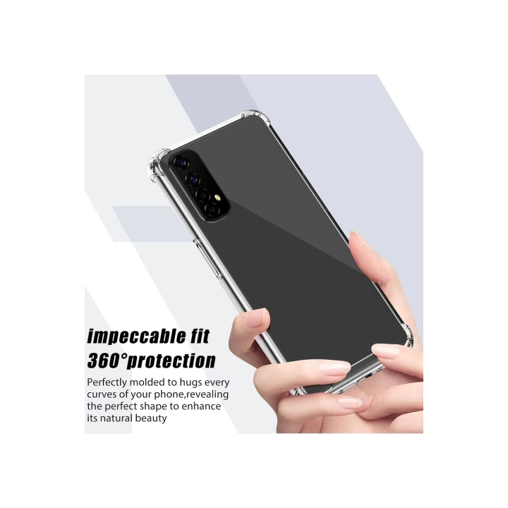 BFS  Realme 7 Kılıf Olex Tpu Silikon - Şeffaf