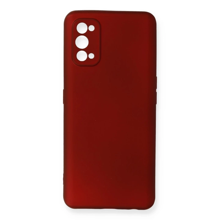 BFS  Realme 7 Pro Kılıf First Silikon - Bordo