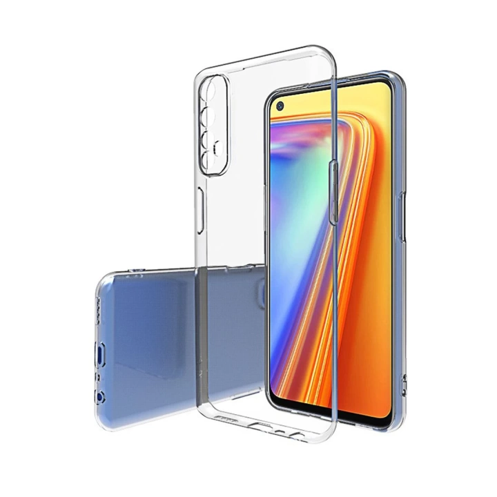 BFS  Realme 7 Pro Kılıf Lüx Şeffaf Silikon - Şeffaf