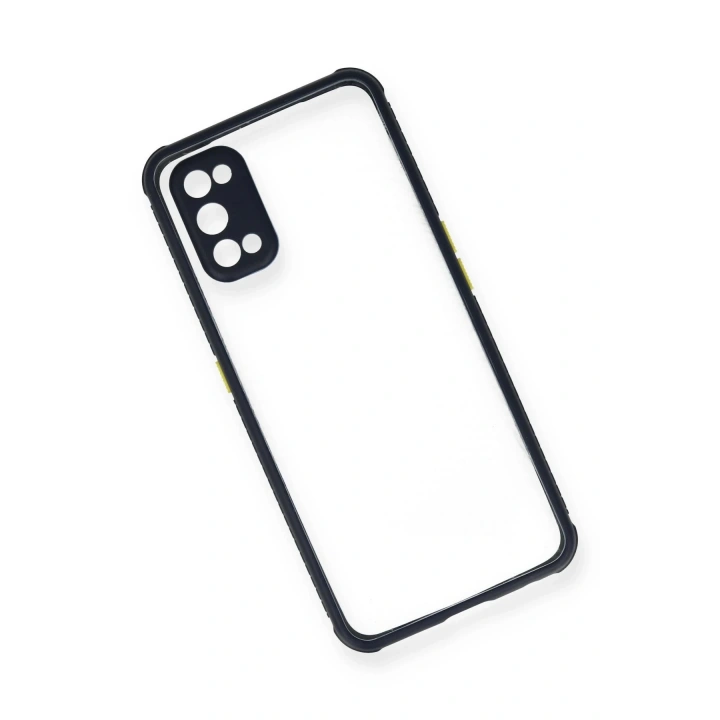 BFS Realme 7 Pro Kılıf Miami Şeffaf Silikon - Lacivert