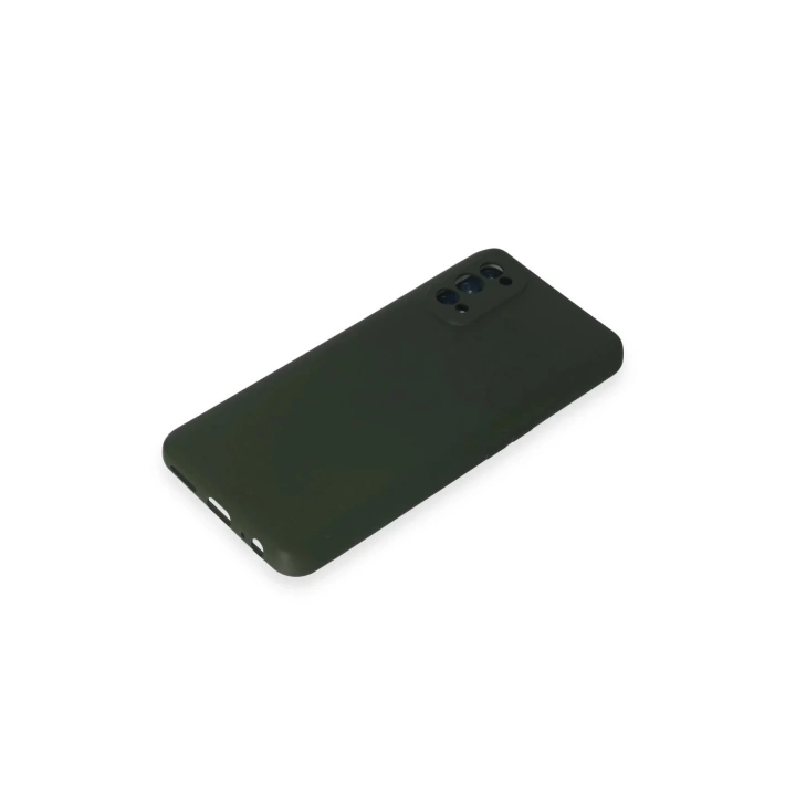 BFS  Realme 7 Pro Kılıf Nano içi Kadife Silikon - Koyu Yeşil