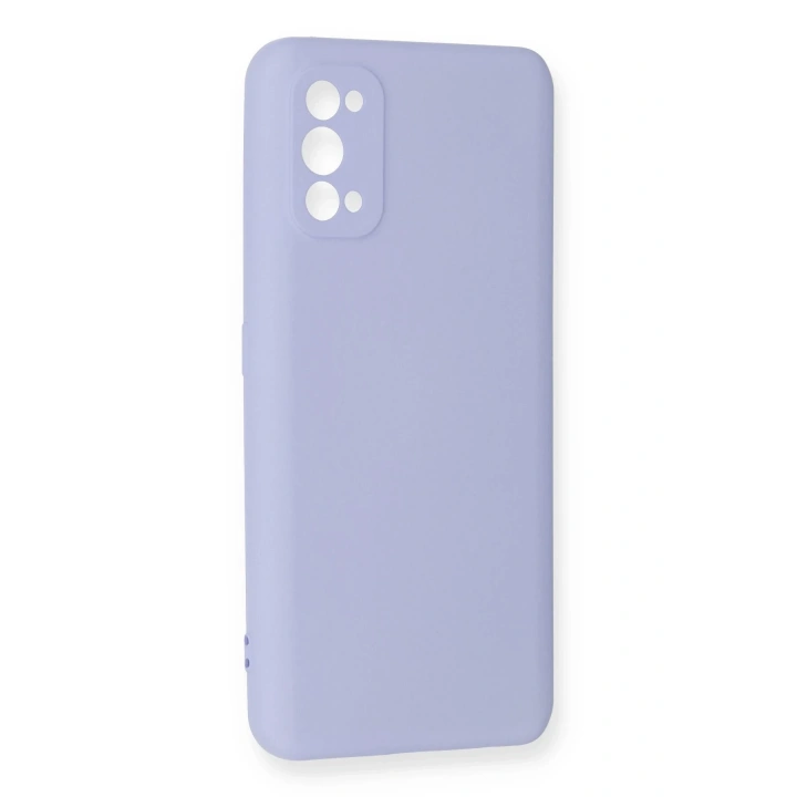 BFS Realme 7 Pro Kılıf Nano içi Kadife Silikon - Lila