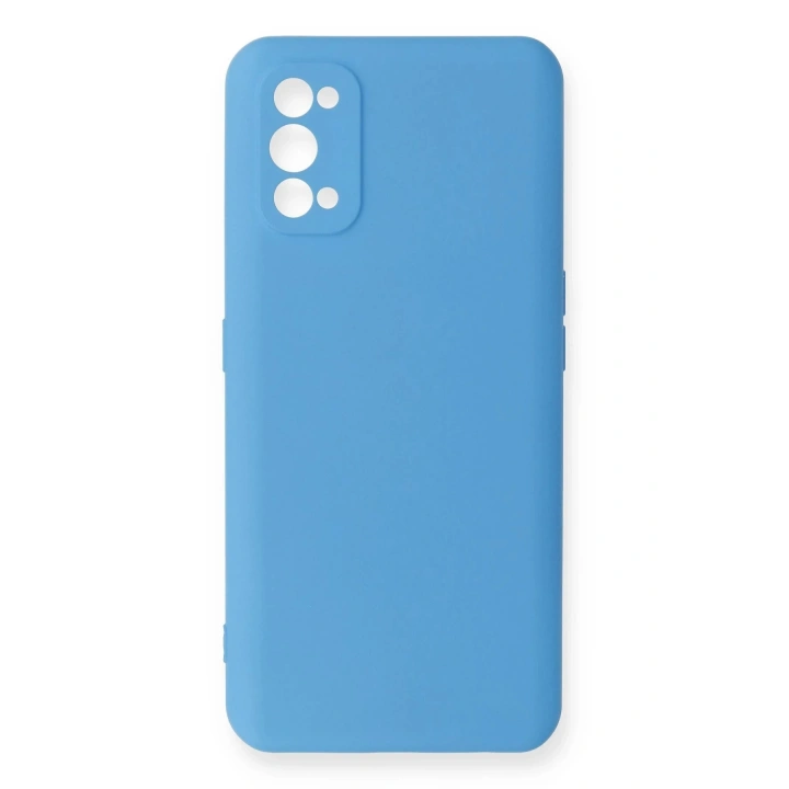 BFS Realme 7 Pro Kılıf Nano içi Kadife Silikon - Mavi