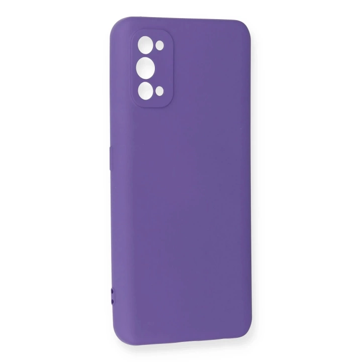 BFS  Realme 7 Pro Kılıf Nano içi Kadife Silikon - Mor