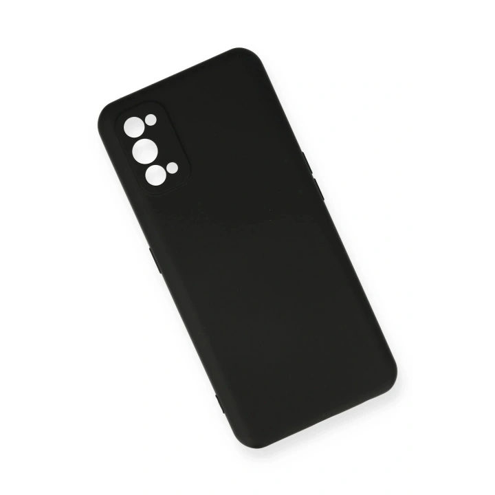 BFS Realme 7 Pro Kılıf Nano içi Kadife Silikon - Siyah