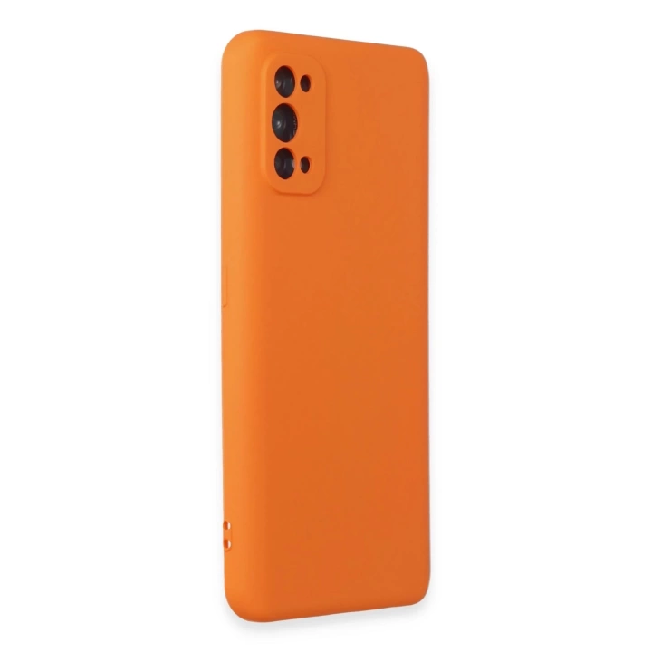 BFS  Realme 7 Pro Kılıf Nano içi Kadife Silikon - Turuncu