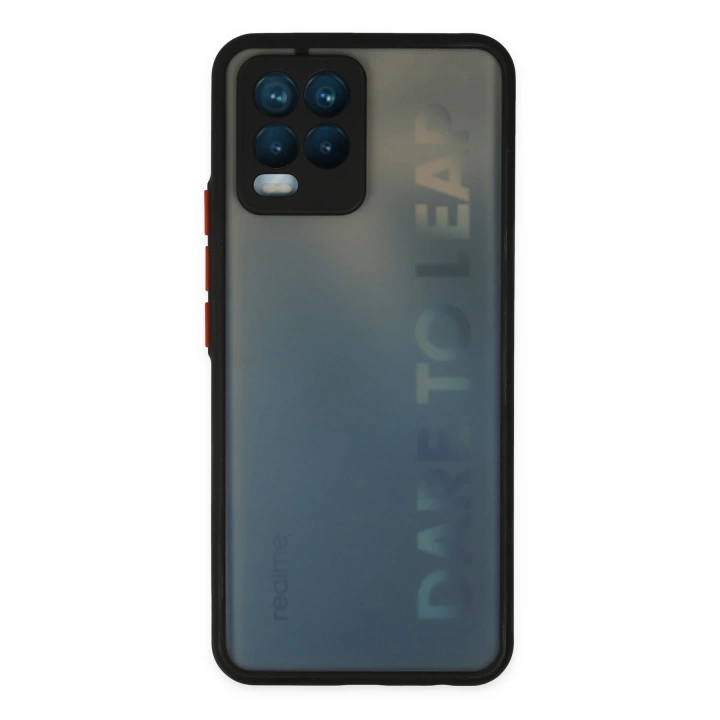 BFS  Realme 8 Kılıf Montreal Silikon Kapak - Siyah