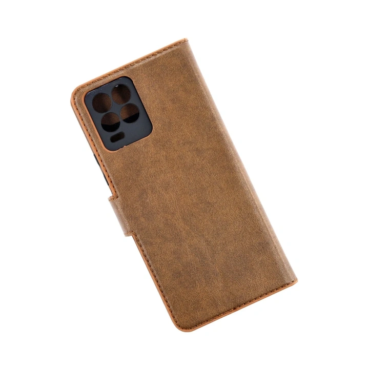 BFS  Realme 8 Pro Kılıf Trend S Plus Kapaklı Kılıf - Taba