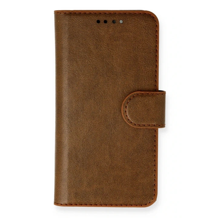 BFS  Realme 8 Pro Kılıf Trend S Plus Kapaklı Kılıf - Taba