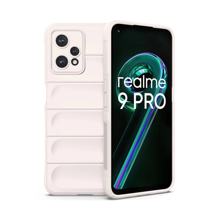 BFS  Realme 9 Pro 5G Kılıf Optimum Silikon - Krem