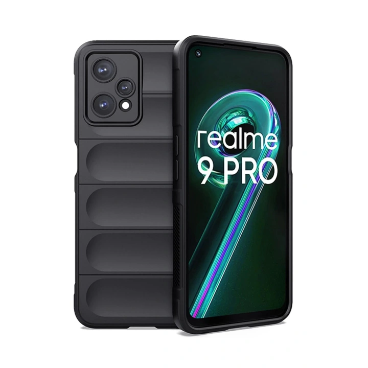 BFS  Realme 9 Pro 5G Kılıf Optimum Silikon - Siyah