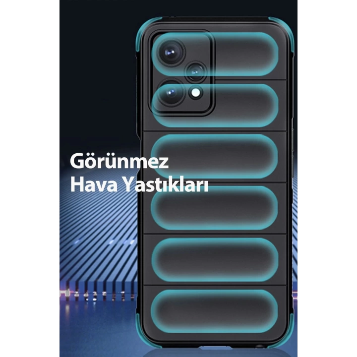 BFS  Realme 9 Pro 5G Kılıf Optimum Silikon - Sky Blue