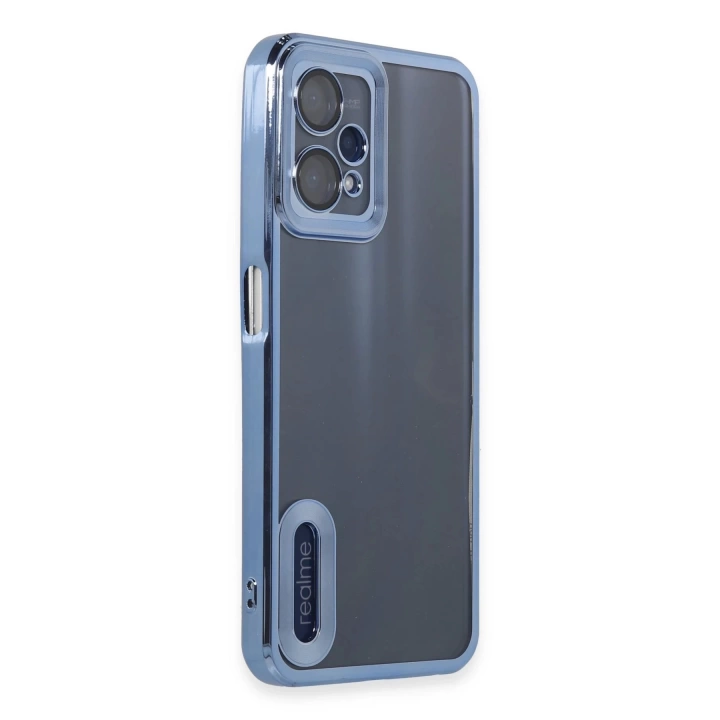 BFS  Realme 9 Pro 5G Kılıf Slot Silikon - Sierra Blue
