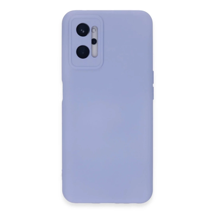BFS  Realme 9i 4G Kılıf Nano içi Kadife Silikon - Lila