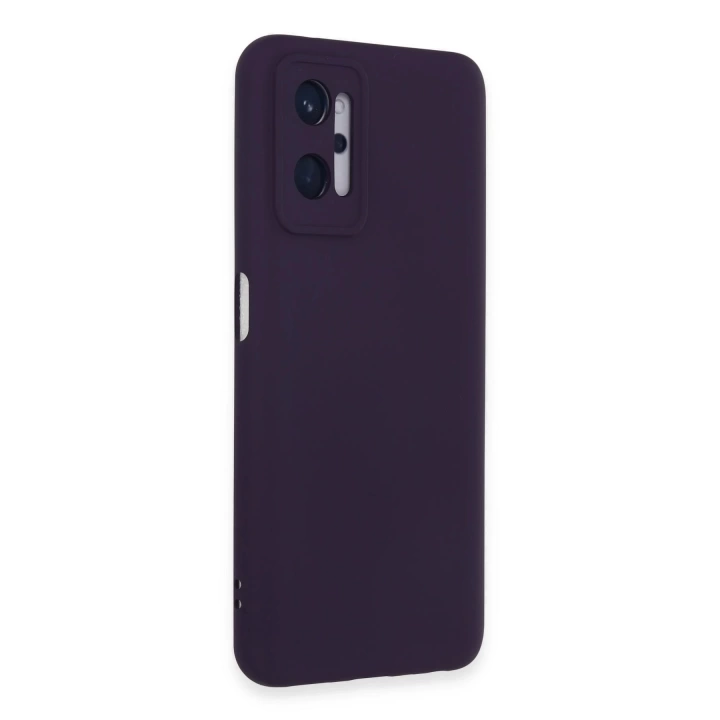 BFS  Realme 9i 4G Kılıf Nano içi Kadife Silikon - Mor