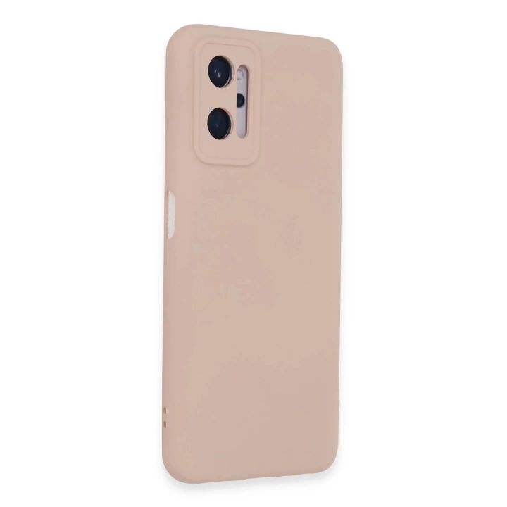 BFS  Realme 9i 4G Kılıf Nano içi Kadife Silikon - Pudra