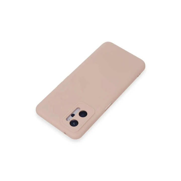 BFS  Realme 9i 4G Kılıf Nano içi Kadife Silikon - Pudra