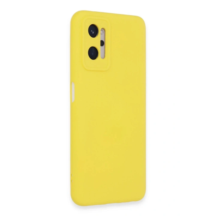 BFS  Realme 9i 4G Kılıf Nano içi Kadife Silikon - Sarı