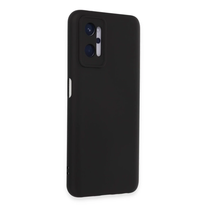 BFS  Realme 9i 4G Kılıf Nano içi Kadife Silikon - Siyah
