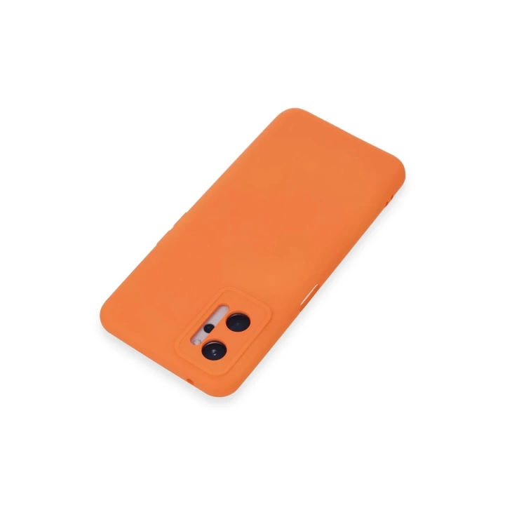 BFS  Realme 9i 4G Kılıf Nano içi Kadife Silikon - Turuncu