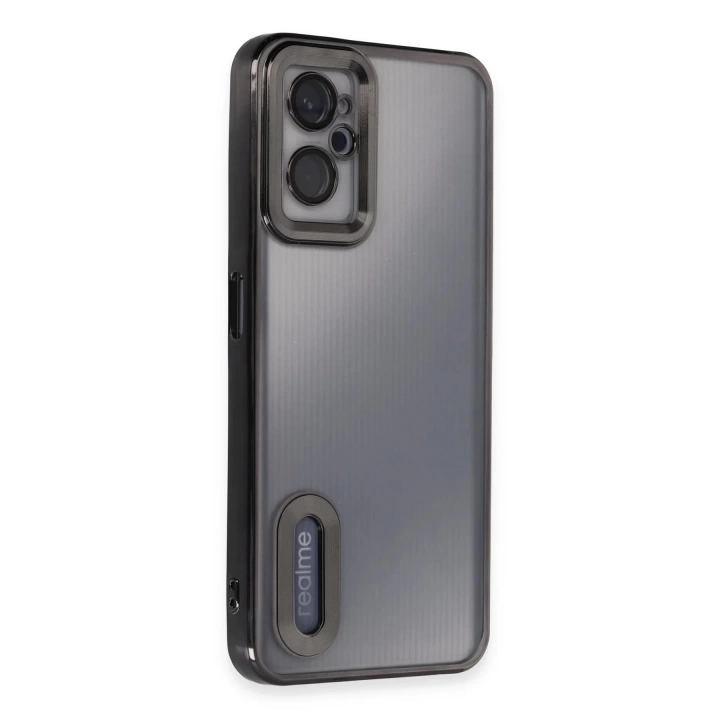 BFS  Realme 9i 4G Kılıf Slot Silikon - Siyah
