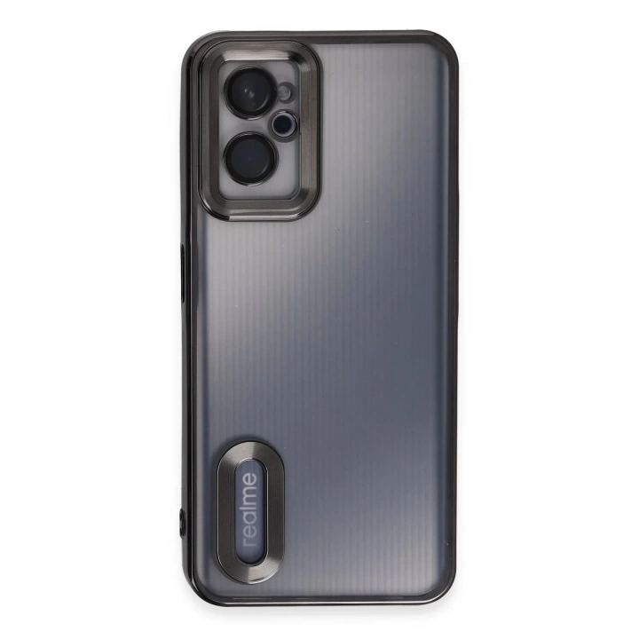 BFS  Realme 9i 4G Kılıf Slot Silikon - Siyah