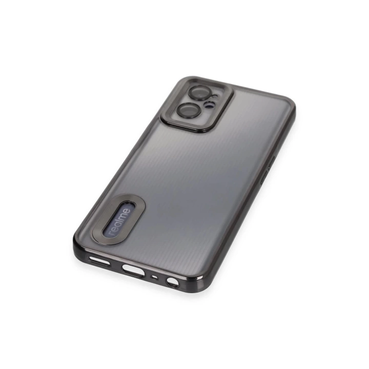 BFS  Realme 9i 4G Kılıf Slot Silikon - Siyah