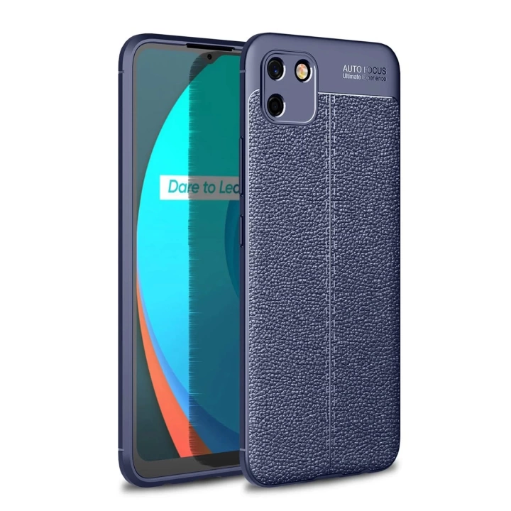 BFS  Realme C11 2021 Kılıf Auto Focus Kapak - Lacivert