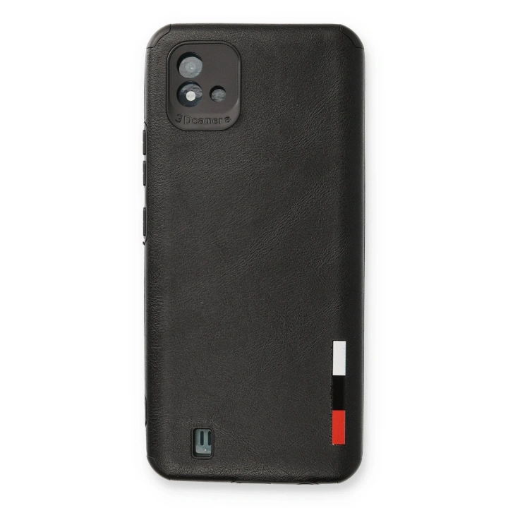 BFS  Realme C11 2021 Kılıf Loop Deri Silikon - Siyah