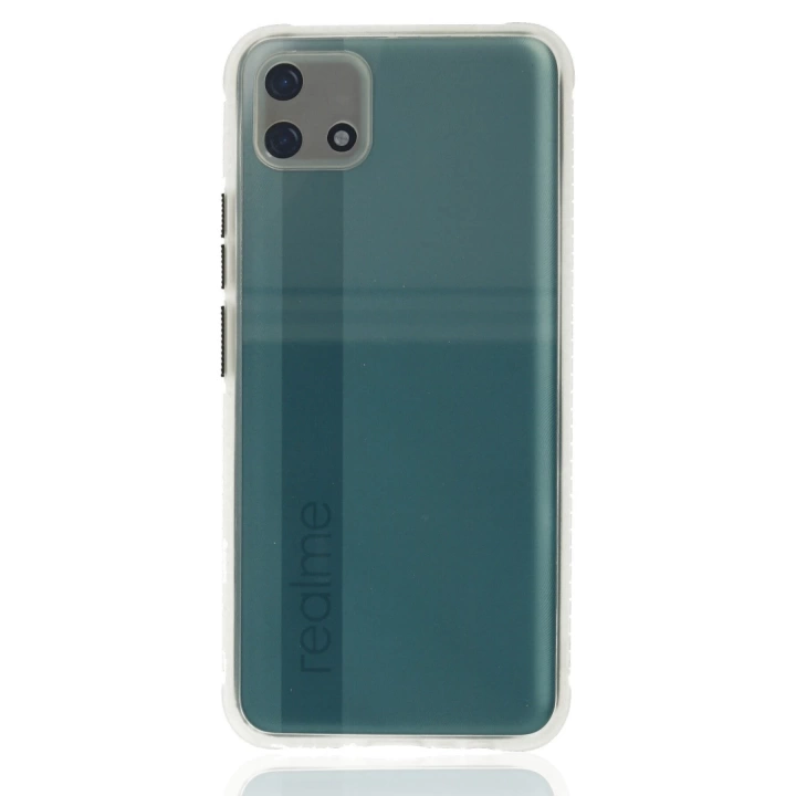BFS  Realme C11 2021 Kılıf Miami Şeffaf Silikon - Şeffaf