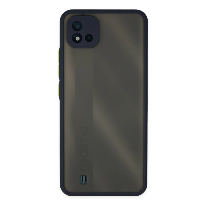 BFS  Realme C11 2021 Kılıf Montreal Silikon Kapak - Lacivert