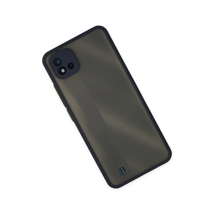 BFS  Realme C11 2021 Kılıf Montreal Silikon Kapak - Lacivert