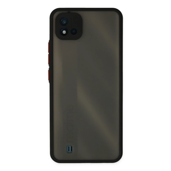 BFS  Realme C11 2021 Kılıf Montreal Silikon Kapak - Siyah