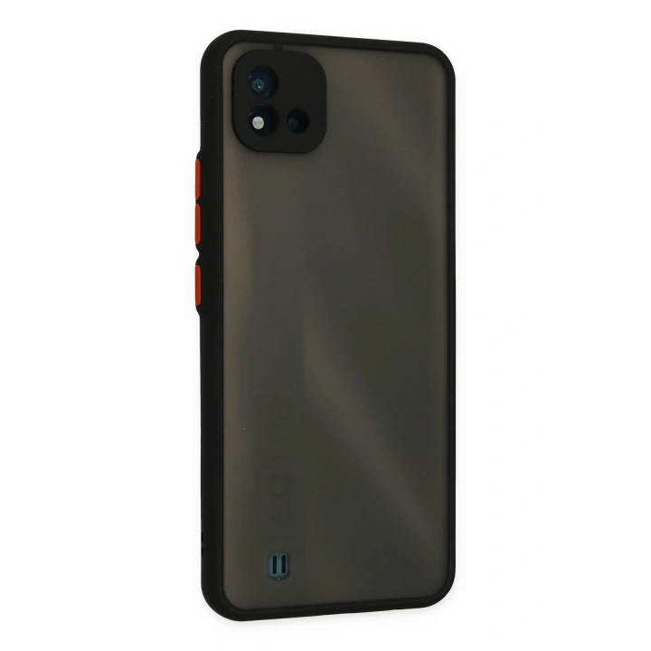 BFS  Realme C11 2021 Kılıf Montreal Silikon Kapak - Siyah