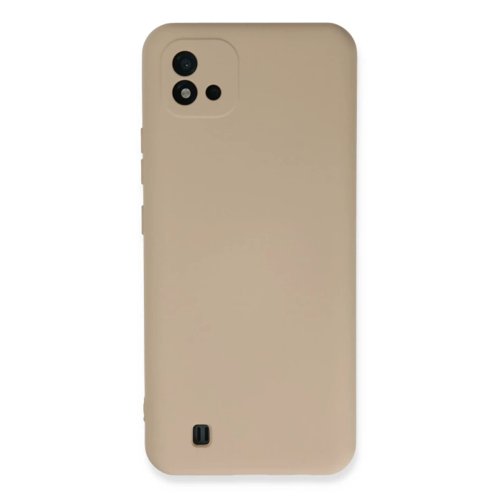 BFS  Realme C11 2021 Kılıf Nano içi Kadife Silikon - Pudra