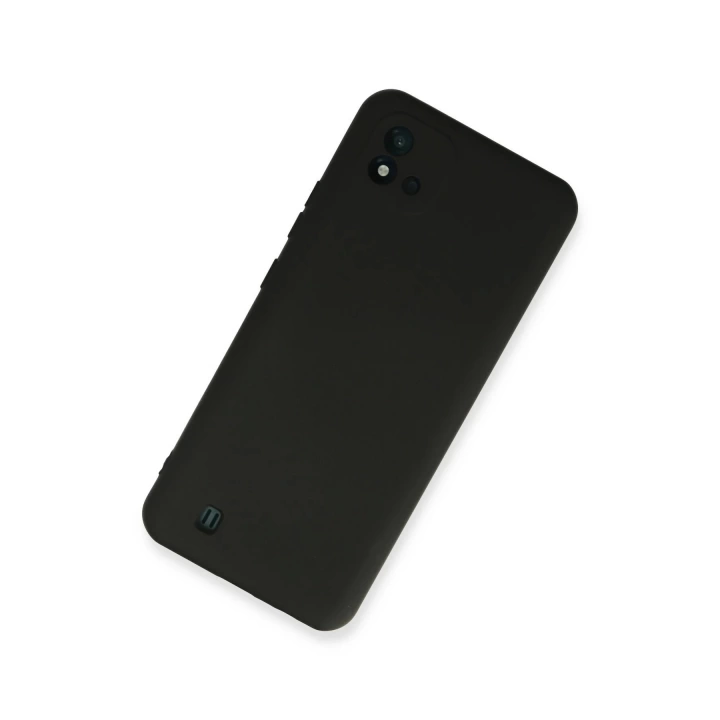 BFS  Realme C11 2021 Kılıf Nano içi Kadife Silikon - Siyah
