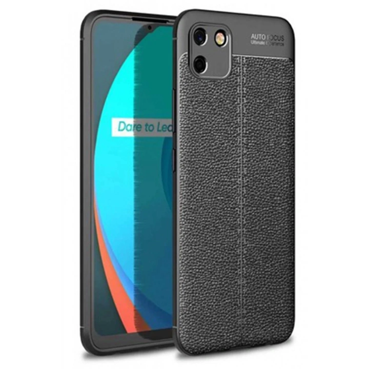 BFS Realme C11 Kılıf Auto Focus Kapak - Siyah