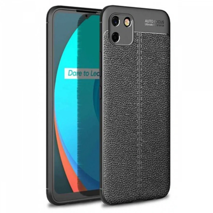 BFS  Realme C11 Kılıf Auto Focus Kapak - Siyah