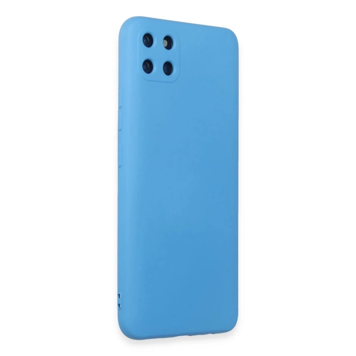 BFS  Realme C11 Kılıf Nano içi Kadife Silikon - Mavi