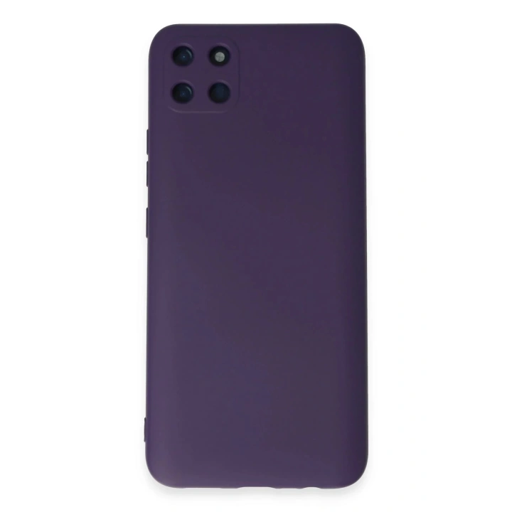 BFS  Realme C11 Kılıf Nano içi Kadife Silikon - Mor