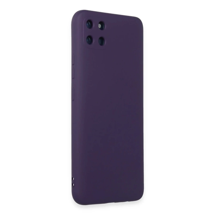 BFS  Realme C11 Kılıf Nano içi Kadife Silikon - Mor