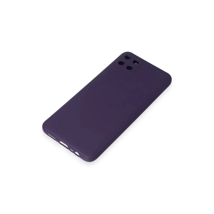 BFS  Realme C11 Kılıf Nano içi Kadife Silikon - Mor