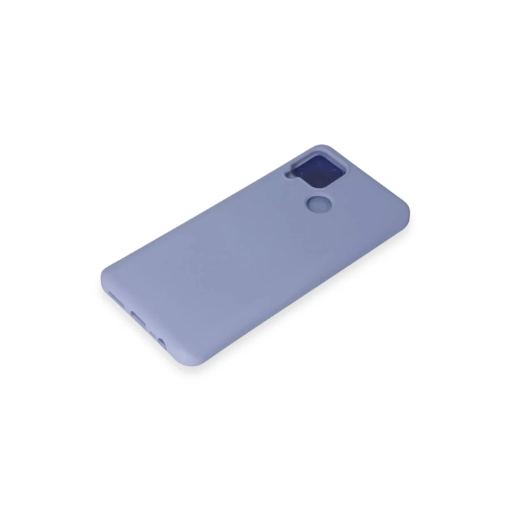 BFS  Realme C15 Kılıf Nano içi Kadife Silikon - Lila
